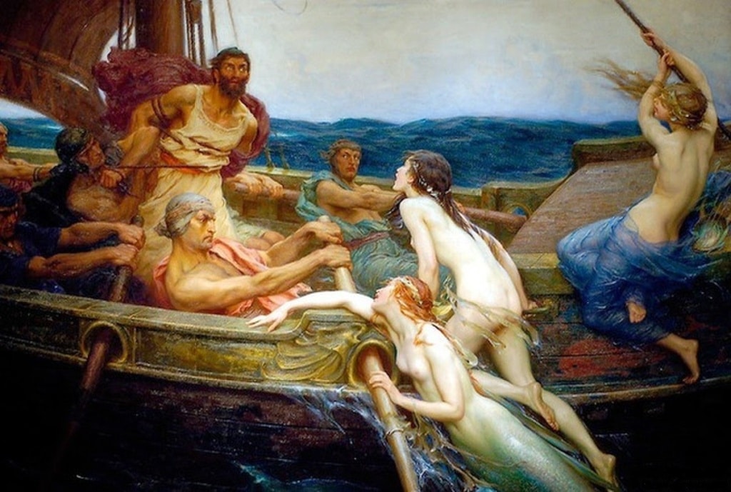 Ulysses and the Sirens by H.J. Draper
